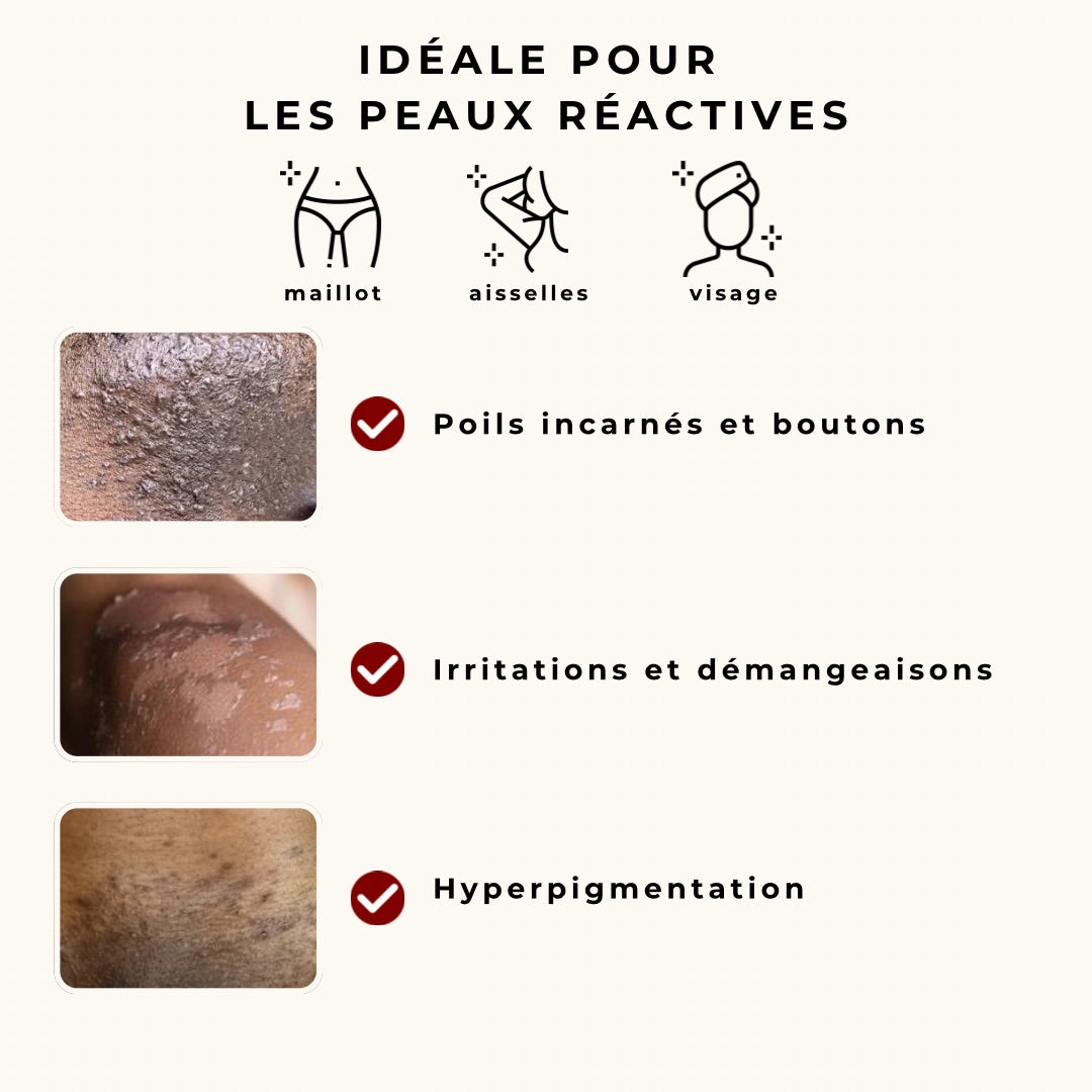 Melanin Glow - Sérum anti poils incarnés