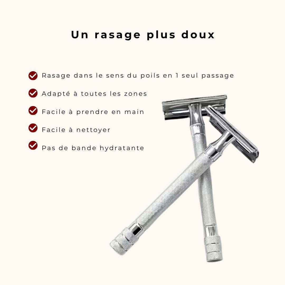 Rasoir de sureté (+10 lames offertes)