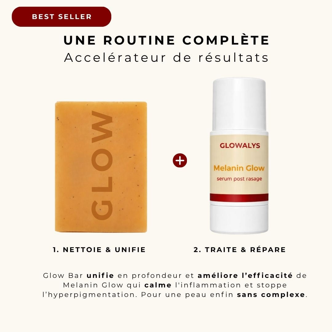 Melanin Glow - Sérum anti poils incarnés