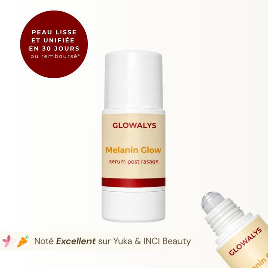 Melanin glow™ peau lisse teint unifiée - serum post rasage
