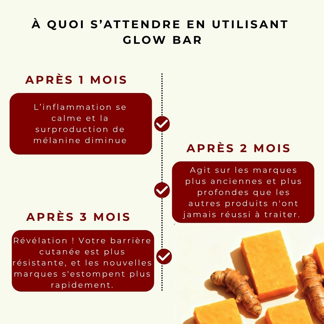 Glow Bar -  nettoyant anti tâches et éclat